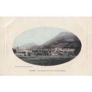 Voiron les usines des Prairies et le C&ocirc;teau