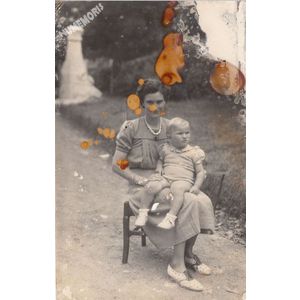 Voissant : carte-photo de famille