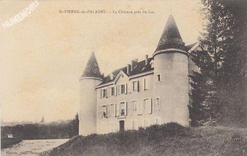 St-Pierre-de-Paladru le château près du lac