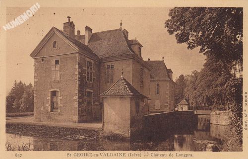 837 St Geoire-en-Valdaine (Is&egrave;re) ch&acirc;teau de Longpra