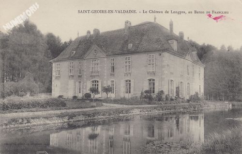 Saint-Geoire-en-Valdaine le ch&acirc;teau de Longpra, au baron de Franclieu