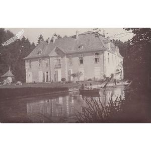 carte-photo du ch&acirc;teau de Longpra