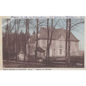 Saint-Geoire-en-Valdaine (is&egrave;re) ch&acirc;teau de Longpra