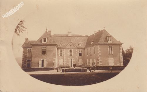 carte-photo du ch&acirc;teau de Longpra
