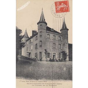 Saint-Geoire-en-Valdaine (is&egrave;re) le ch&acirc;teau de la Rochette