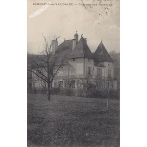 St-Geoire-en-Valdaine ch&acirc;teau des Thermes