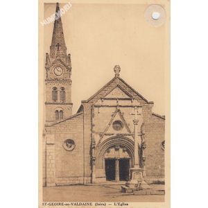 St-Geoire-en-Valdaine (Is&egrave;re) l'Eglise 