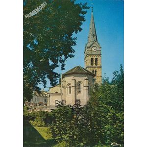 St-Geoire-en-Valdaine (Is&egrave;re) Abside de l'Eglise et pied de la tour (XIe s.)