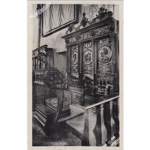 Saint-Geoire-en-Valdaine (Is&egrave;re) stalles de l'Eglise (XVe si&egrave;cle)