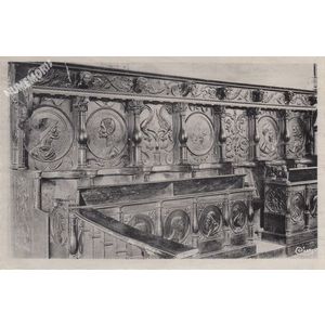 Saint-Geoire-en-Valdaine (Is&egrave;re) stalles de l'Eglise (XVe si&egrave;cle)