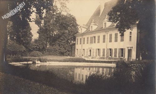 carte-photo du ch&acirc;teau de la Martelli&egrave;re &agrave; Voiron