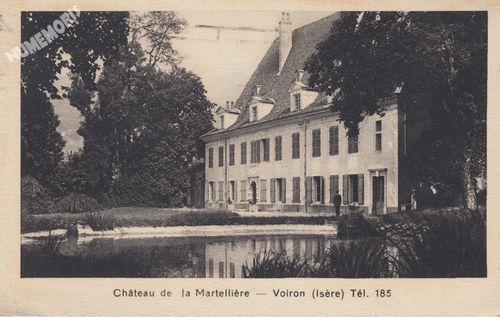 Ch&acirc;teau de la Martelli&egrave;re Voiron (Is&egrave;re) t&eacute;l 185