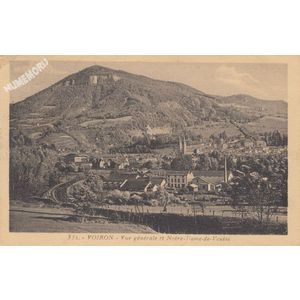 332 Voiron  vue g&eacute;n&eacute;rale et Notre-Dame-de-Vouise