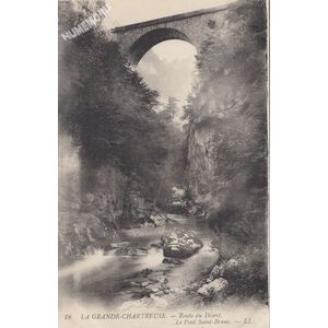 018 la Grande-Chartreuse route du D&eacute;sert le Pont Saint-Bruno LL