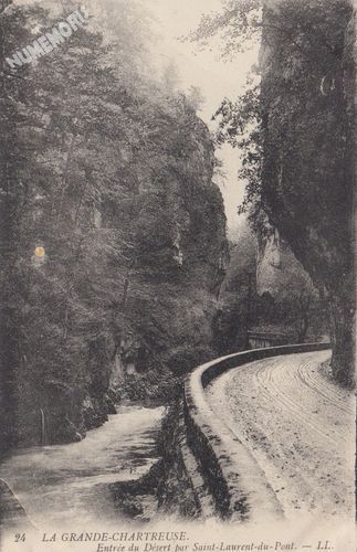 024 la Grande-Chartreuse Entr&eacute;e du D&eacute;sert par Saint-Laurent-du-Pont LL