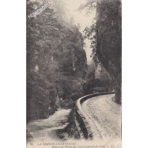 024 la Grande-Chartreuse Entr&eacute;e du D&eacute;sert par Saint-Laurent-du-Pont LL