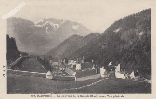 102 Dauhin&eacute; le couvent de la Grande-Chartreuse vue g&eacute;n&eacute;rale