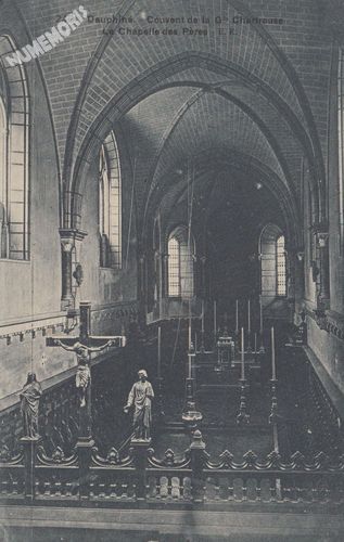 240 Dauphin&eacute; couvent de la Gde Chartreuse la chapelle des P&egrave;res ER