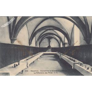 242 Dauphin&eacute; couvent de la Grande-Chartreuse le r&eacute;fectoire des P&egrave;res ER