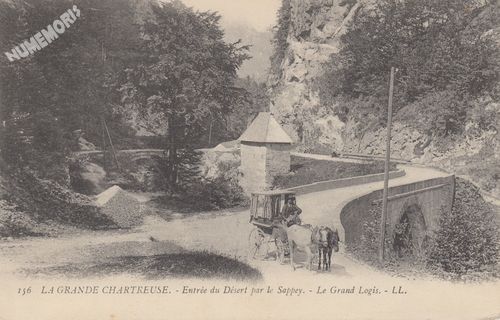 156 la Grande-Chartreuse entr&eacute;e du D&eacute;sert par le Sappey le grand Logis LL