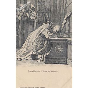 Grande-Chartreuse St-Bruno dans sa cellule