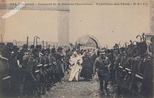 224 Couvent de la Grande Chartreuse Expulsion des P&egrave;res Chartreux n� 2 ER