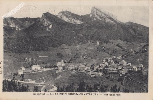 Dauphin&eacute; 051 St-Pierre-de-Chartreuse vue g&eacute;n&eacute;rale