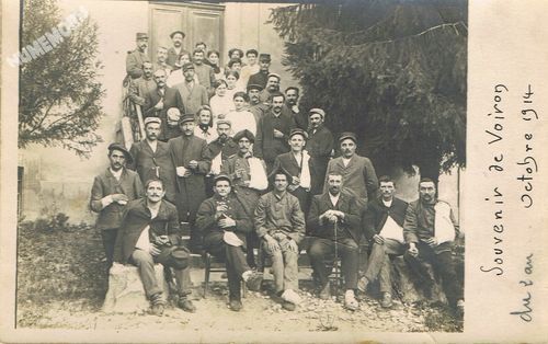 souvenir de Voiron octobre 1914