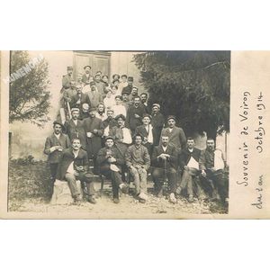 souvenir de Voiron octobre 1914