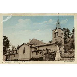 002 Massieu l'Eglise et le monumemt