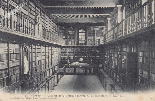 241 Dauphin&eacute; Couvent de la Grande Chartreuse la Biblioth&egrave;que