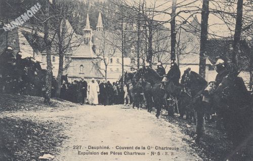 227 Dauphin&eacute;  Couvent de la Gde Chartreuse Expulsion des P&egrave;res Chartreux n� 5 ER