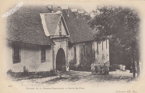 227 couvent de la Grande-Chartreuse sortie des P&egrave;res