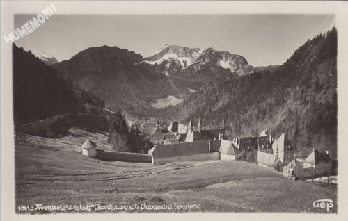 4861.9 monast&egrave;re de la Gde Chartreuse et le Charmant Som (1871)