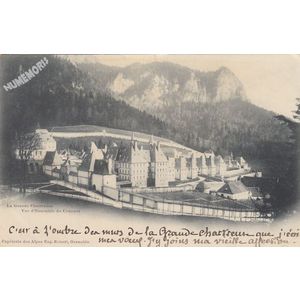 la Grande Chartreuse vue d'ensemble du couvent