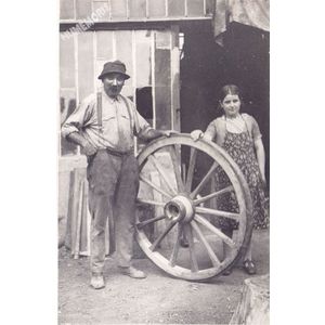 charron Michallat et sa fille Marie &agrave; St Nicolas de Macherin