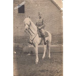 carte-photo d'un militaire de Tolvon en 1911