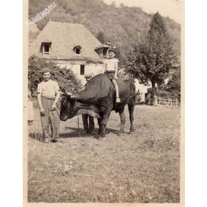 Tolvon (Saint Etienne de Crossey) : attelage avant 1948