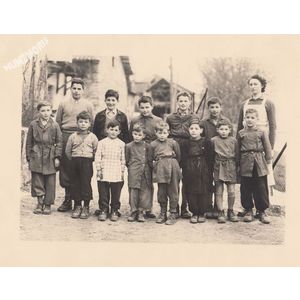 Tolvon (Saint Etienne de Crossey) : &eacute;cole en 1954-55