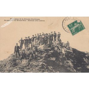 JG 289 montagne de la Grande-Chartreuse au sommet du Grend-Som altitude 2033 m&egrave;tres