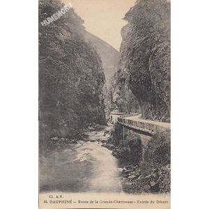 065 Dauphin&eacute; route de la Grande Chartreuse entr&eacute;e du d&eacute;sert