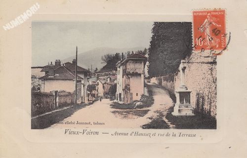 Vieux Voiron avenue d'Haussez et rue de la Terrasse
