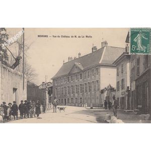 Moirans vue du ch&acirc;teau de M. de La Motte