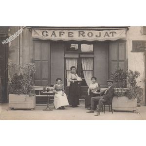 carte-photo du caf&eacute; Rojat &agrave; Moirans