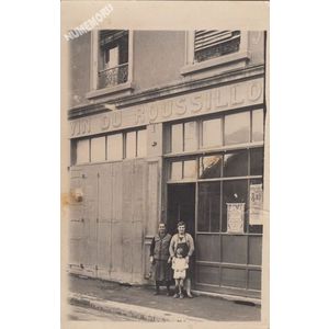 carte-photo du n&eacute;goce "vin du Roussillon" &agrave; Moirans