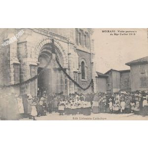Moirans visite pastorale de Mgr Caillot 1919