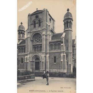 Moirans (Is&egrave;re) l'&eacute;glise neuve