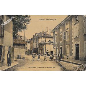 L'Is&egrave;re pittoresque Moirans la Poste et la Grand'Rue 