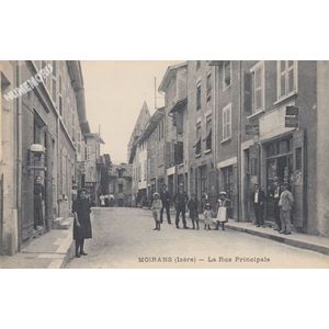 Moirans (Is&egrave;re) la rue principale