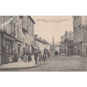 Moirans rue de la R&eacute;publique quartier des usines